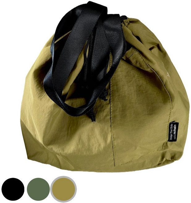 앤체인 초경량 방수 보냉 모던 도시락 가방 3가지 색상, 3. 머스타드 카키