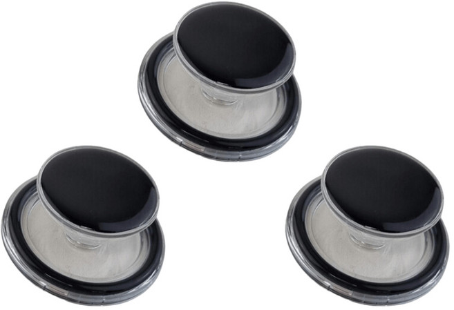 특허정품 아이뉴 맥세이프 디스크 그립 톡형태, 3개, 블랙