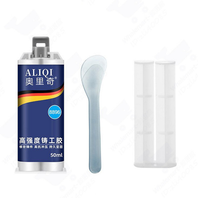 奧里奇 鑄工膠 強力AB膠 100g, 1個, 鑄工膠-100克(50ml)-贈安裝工具,鑄工膠【未滿99不出貨，不含運費】