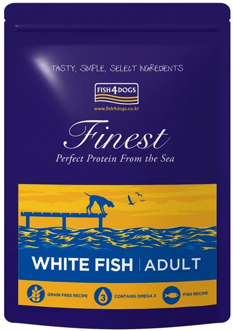 피쉬포독 화이트 피쉬 어덜트 라지 키블 2.3kg/애견사료, 대구, 2.3kg, 1개 - 쿠팡