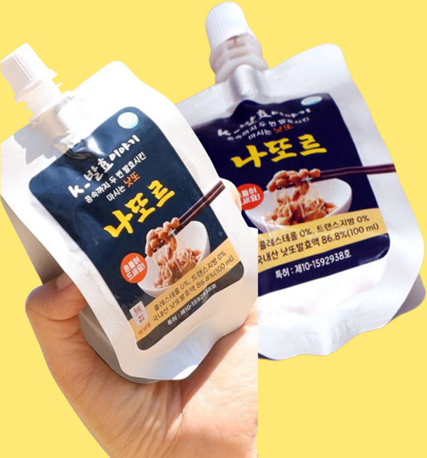 콩 속까지 두 번 발효시킨 마시는 낫또, 100mlX60개, 100ml, 60개