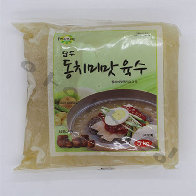 [아이싱싱]담두 냉면육수 동치미육수 벌크, 5kg, 1개