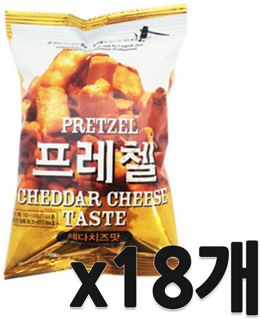 프레첼 체다치즈맛 85g, 18개