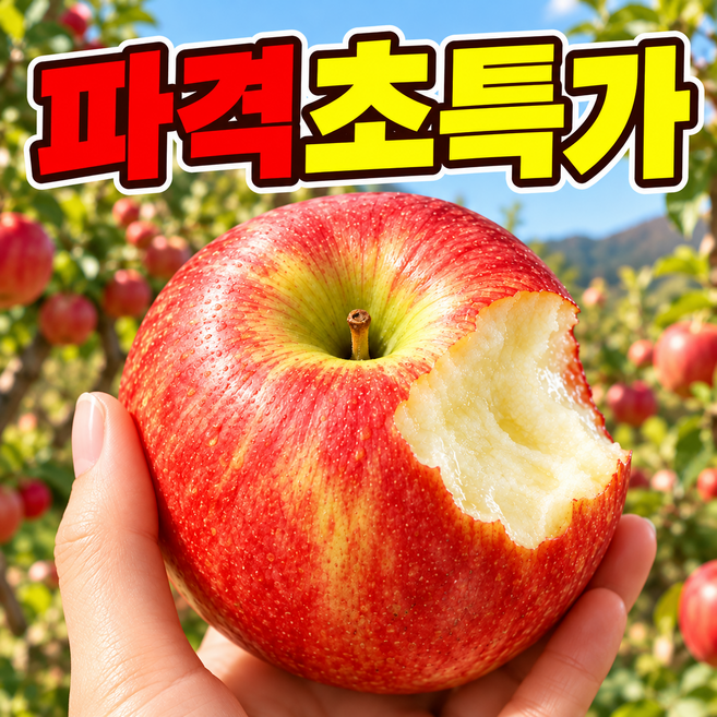 [한정100박스초특가] 산지직송 새콤달콤 15brix 부사사과, 1박스, 2kg