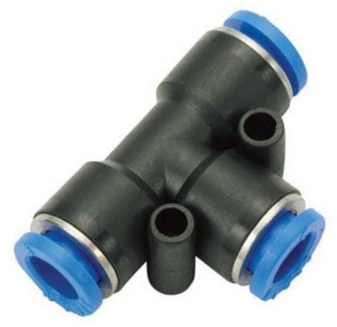 국내산 에어 원터치 피팅 put8 t형 호스외경 8mm 10개입 공압 배관 부속 t