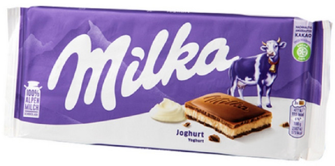 밀카 초콜릿 요거트, 100g, 12개