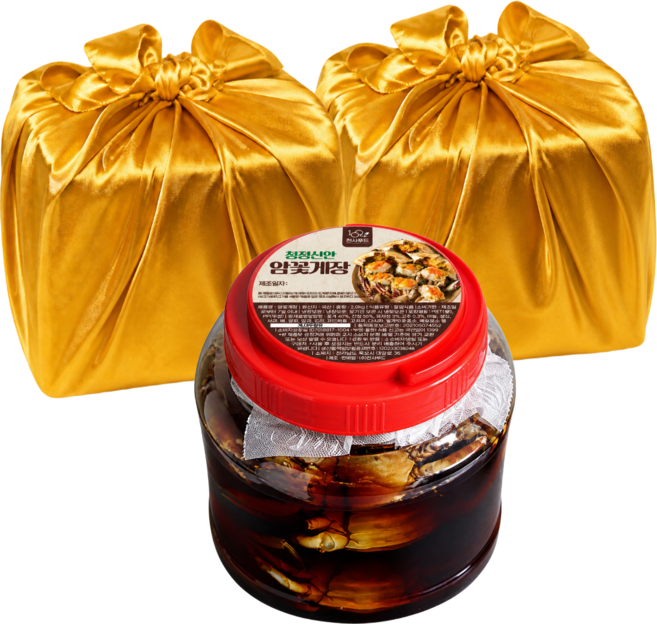 명품수산 서해안생물 알배기 암꽃게 간장게장 2kg 명품 선물용, 2개
