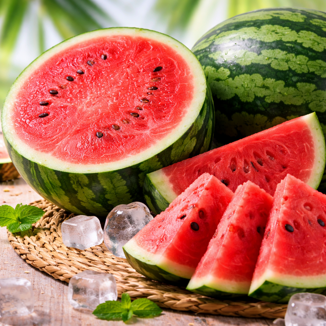 [고당도 프리미엄] 하우스 꿀수박 3kg 4kg 5kg 6kg 봄 제철수박 [원산지:국산], 1개, 5~6kg