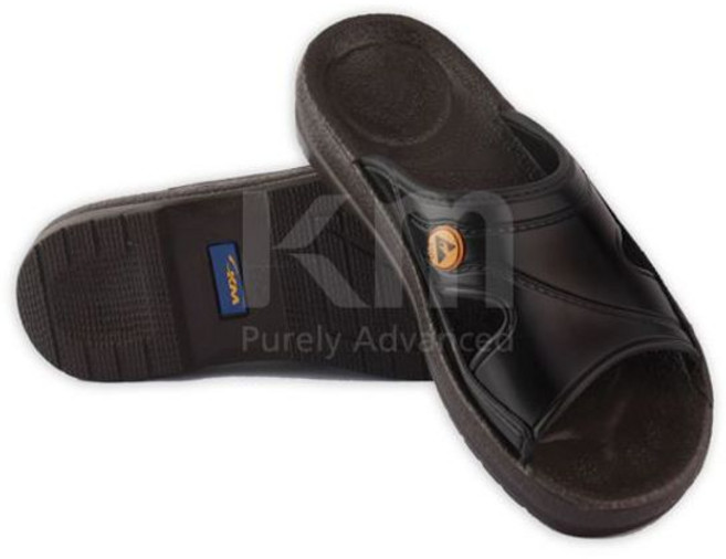 SQ-A33 PU 방진 슬리퍼 KMS-01 제전 슬리퍼, 블랙, 1개