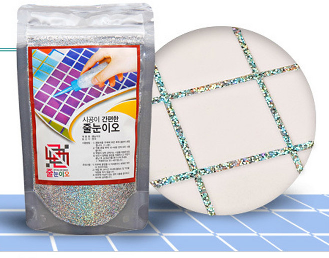 100% 국내생산 초프리미엄줄눈 화장실리모델링 줄눈셀프시공 줄눈이오, 은펄홀로그램 변기(벽면)테두리용, 1개