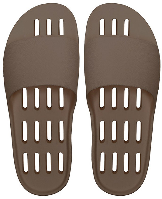 페이퍼플레인 논슬립 경량 발등낮은 실내화 베란다슬리퍼 빅사이즈 욕실화 PP1570-1, 1세트, 초코