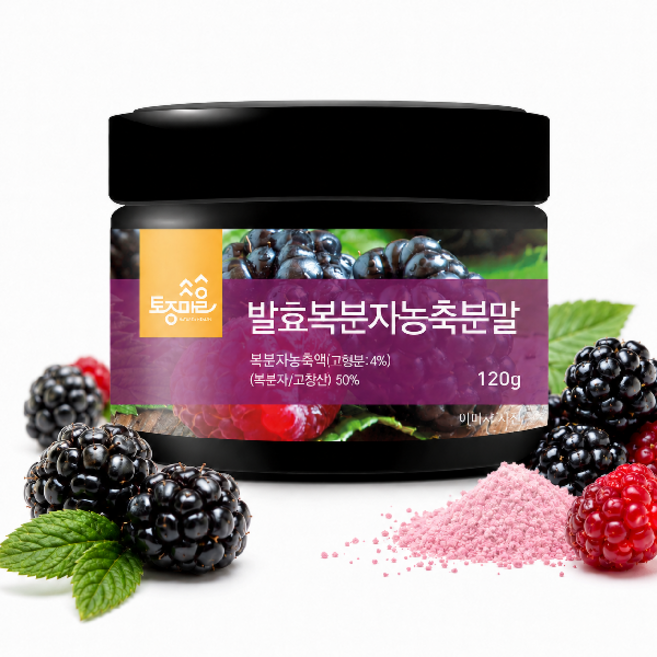 토종마을 발효복분자농축분말 국산 고창산, 120g, 1개