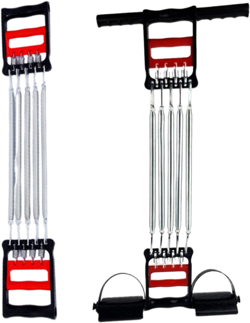 스프링 튜빙 홈트 운동기구 악력기 헬스, 1개, 실버