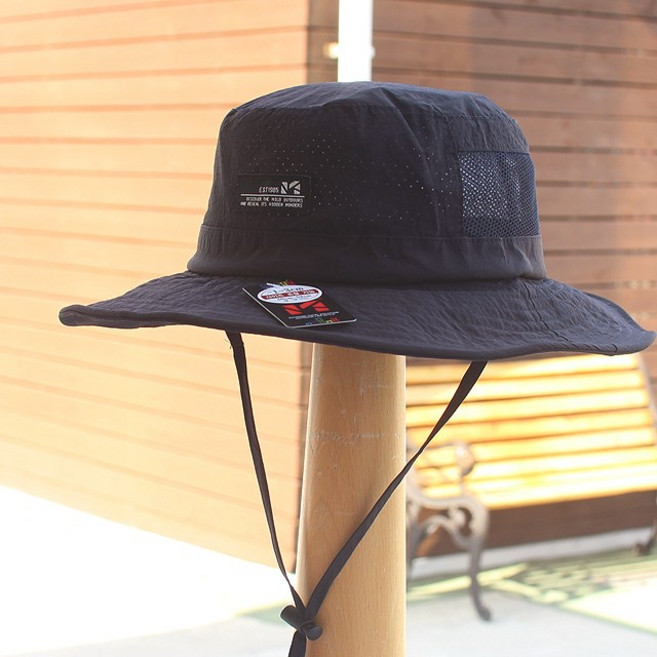 빅사이즈 부분메쉬 챙와이어 남자등산모자 여름용 (59L 60XL 61XXL) 치수조절, 네이비