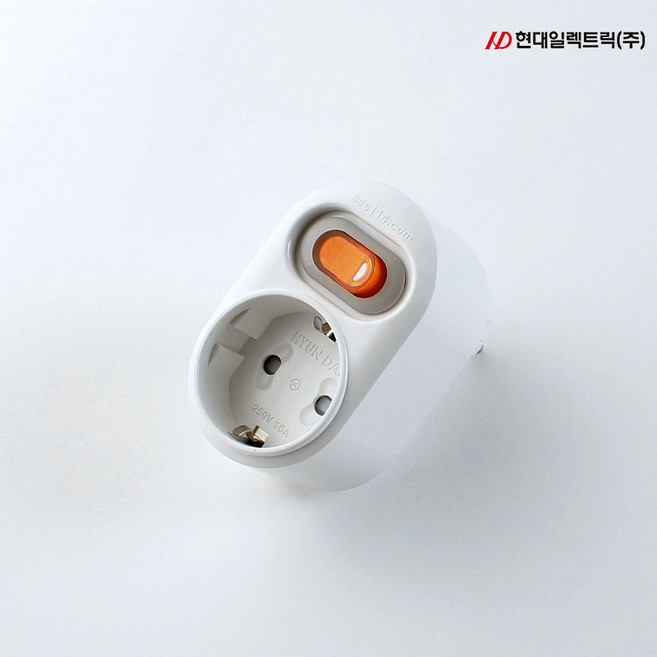 타로시 현대일렉트릭 국산 멀티탭 1구 스위치, 1개