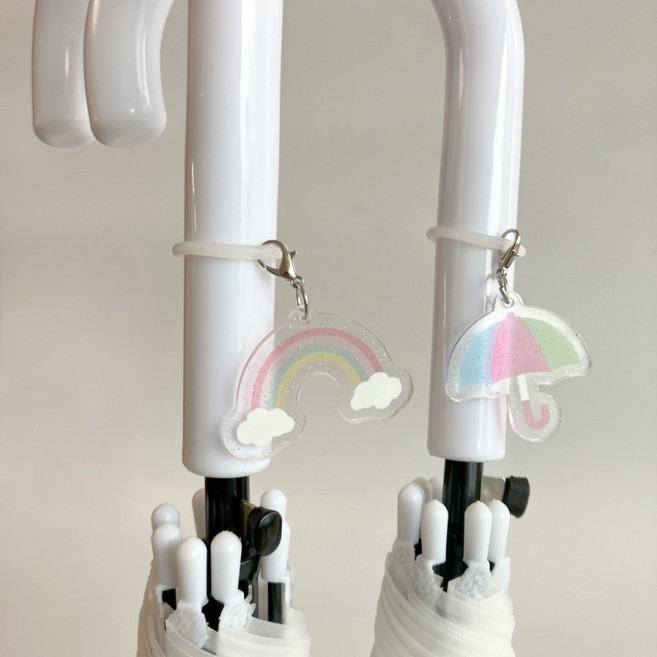 우산키링 우산 네임택 이름표 4종