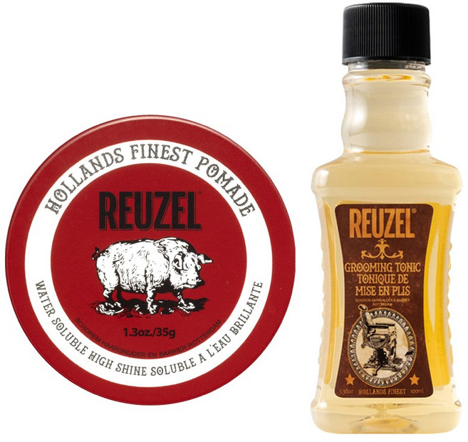 리우젤 그루밍 토닉 100ml + 레드 수성 고광택 포마드 35g, 1개