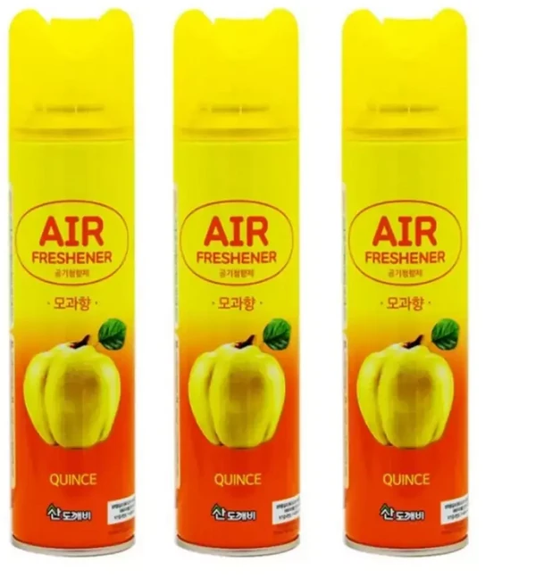 산 공기청향제 에어프레셔 방향제 모과향 300ml 3개, 1개