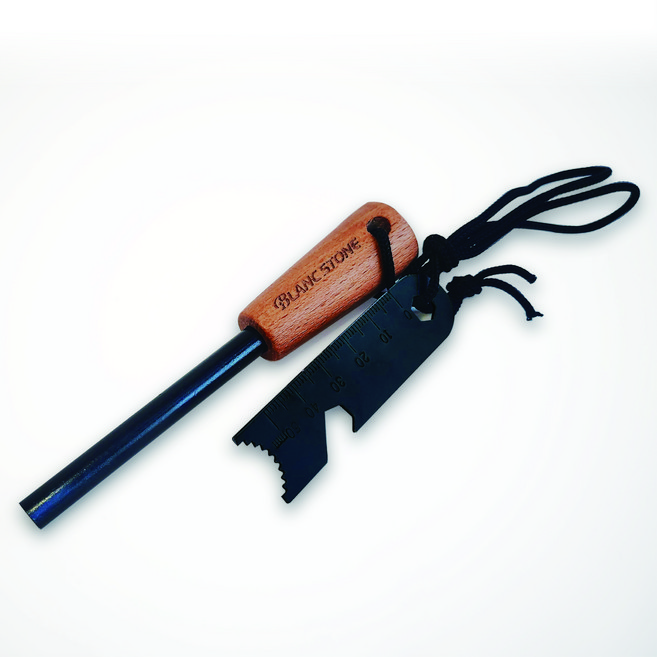 밑불 파이어 스틸 스틱 스타터 스타트 부싯돌 점화 키트, 1개