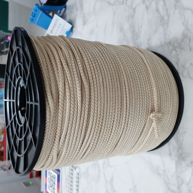 블라인드줄 끈 다용도줄 베이지색줄 로프 굵기3mm 1m 500원, 1개