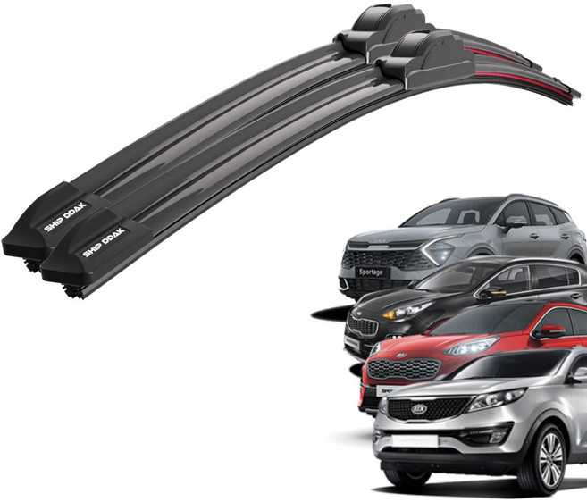 1+1 스포티지 R QL 더볼드 디올뉴 NQ5 전차종 초밀착 와이퍼 윈도우 브러쉬 와이퍼블레이드, SDT-스포티지NQ5(21-현재)650+450/A