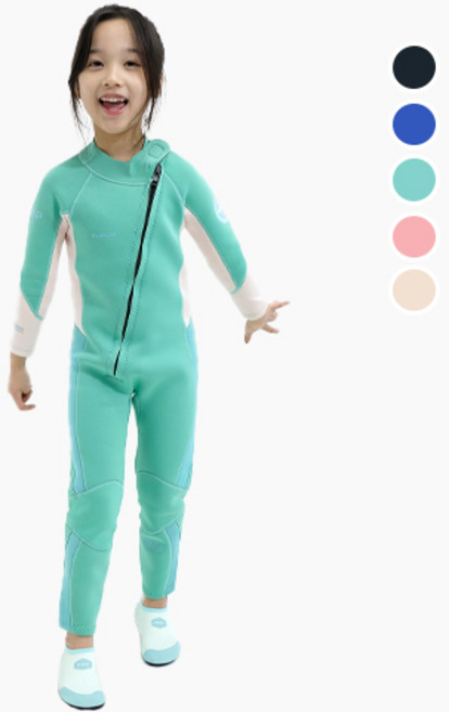 서브22 아동 웻슈트 수영복 네오플랜 물놀이 잠수복, 베이비민트