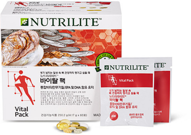 암웨이 뉴트리라이트 바이탈 팩 우먼즈 팩 선물세트, 1개, 247.2g
