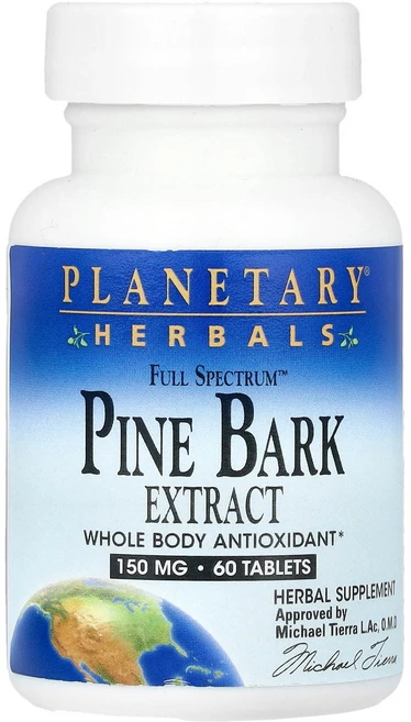 Planetary Herbals Full Spectrum™ 소나무 껍질 추출물 60정 Herbals (플래니터리 허벌), 1개 - 쿠팡