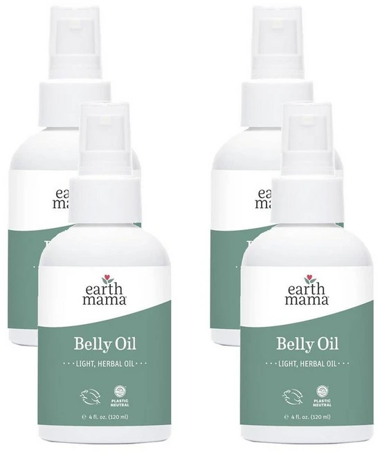 어스마마 벨리 오일 칼렌듈라 스킨 케어 모이스처라이저 오일 120ml, 4개 - 쿠팡