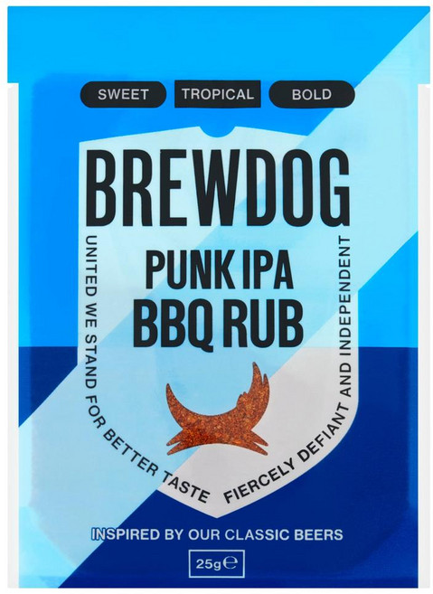 브루독 펑크 IPA BBQ 럽 BrewDog Punk IPA BBQ Rub 25g, 1개
