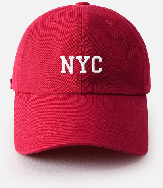 팸드님 NYC 1987 레터링 자수 야구모자 남자 여성 데일리 볼캡