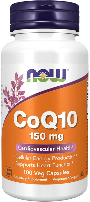 NOW Foods CoQ10 150mg素食膠囊, 100顆, 1罐