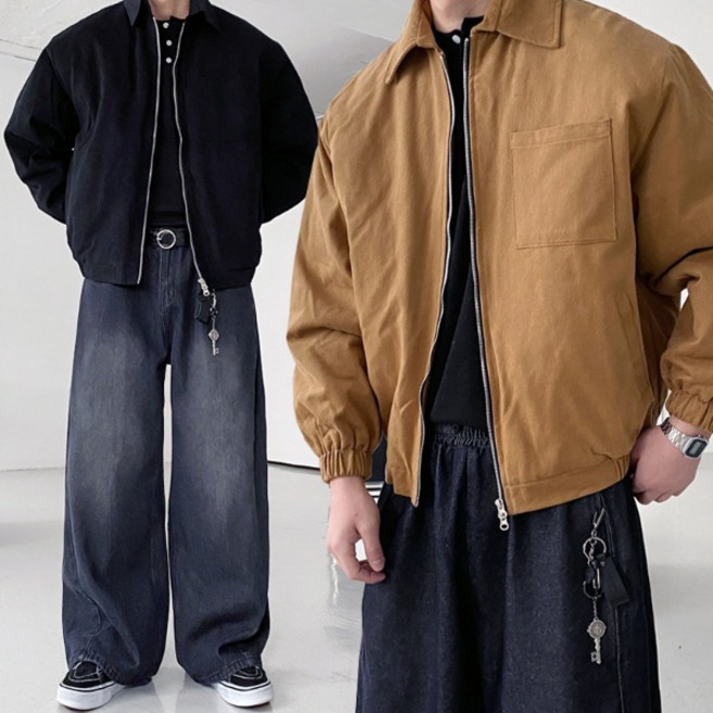 미니멀 겨울 가을 고퀄리티 투웨이 누빔 카라 자켓 패딩