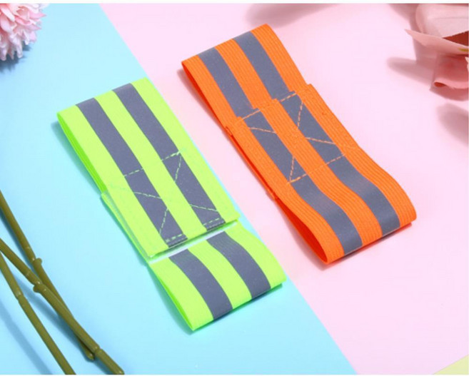 1+1 피크라운 고탄력 안전밴드 반사띠 각반 야간 반사 라이딩이나 등산할때 좋은, 1개