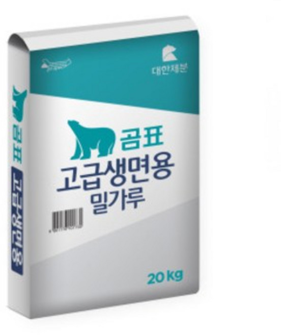 대한제분 곰표 고급생면용 밀가루 20kg, 1개