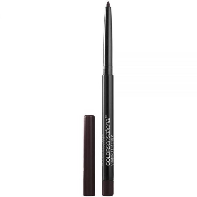메이블린뉴욕 Maybelline Color Sensational 쉐이핑 립 라이너 셀프 샤프닝 팁 투명 1개입 142076, 풍부한 초콜릿 120개, 풍부한 초콜릿 120개
