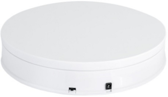 호루스벤누 촬영용 360도 회전 턴테이블 VR-30 헤비WH, 화이트, 1개