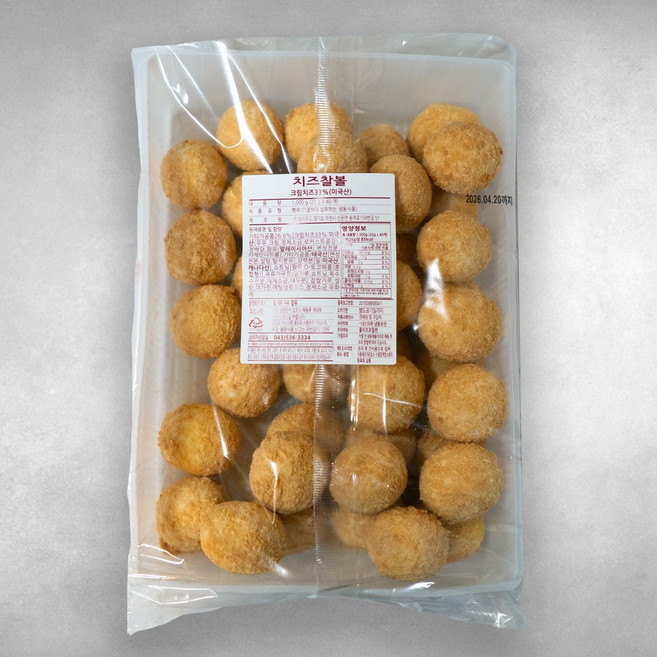 한국유업 쫄깃쫄깃 치즈찰볼 1kg, 1개