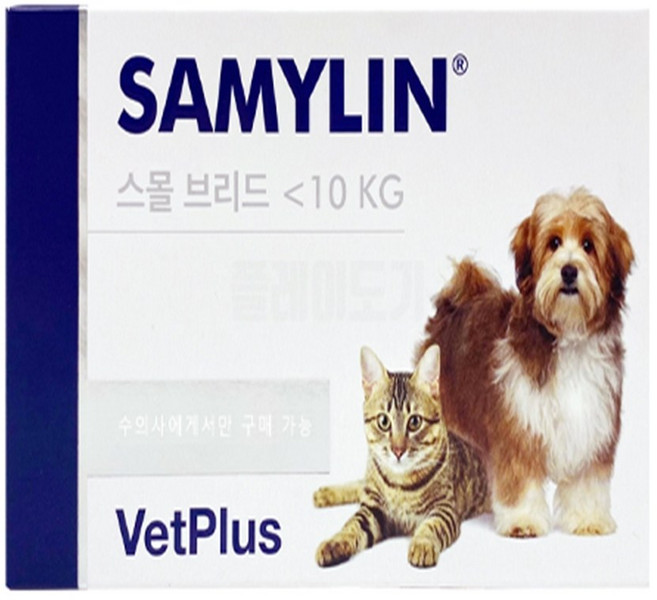 강아지 새밀린 고양이 간 영양제 30정 타블렛, 1개, 면역 지원