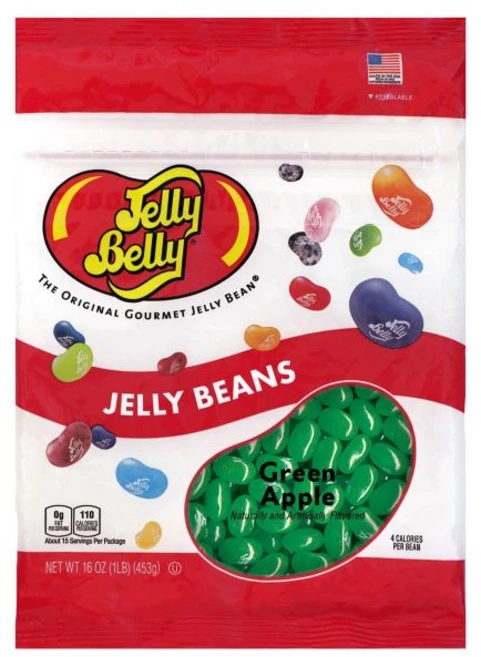 Jelly Belly 녹색 사과 젤리빈 1파운드 16온스 453g, 1개 - 쿠팡