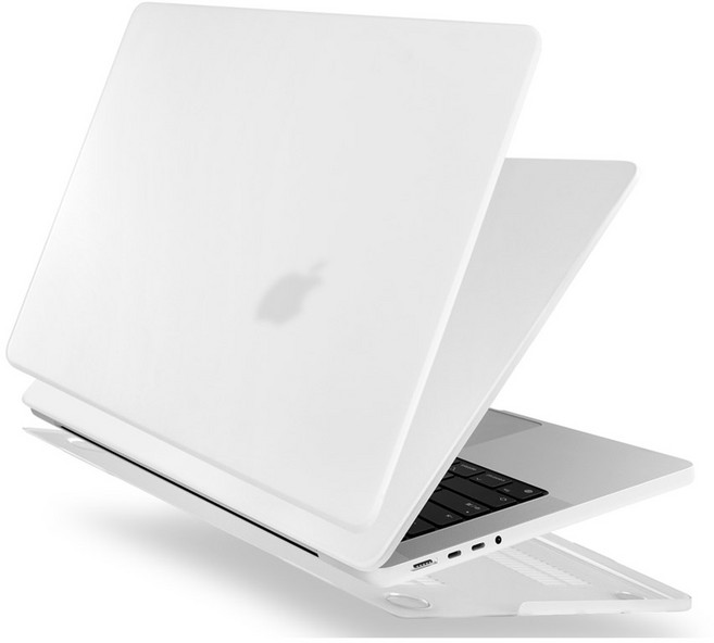 HURUNS 맥북 프로 맥북 에어 하드케이스, 15인치 맥북에어, 매트 화이트, 1개