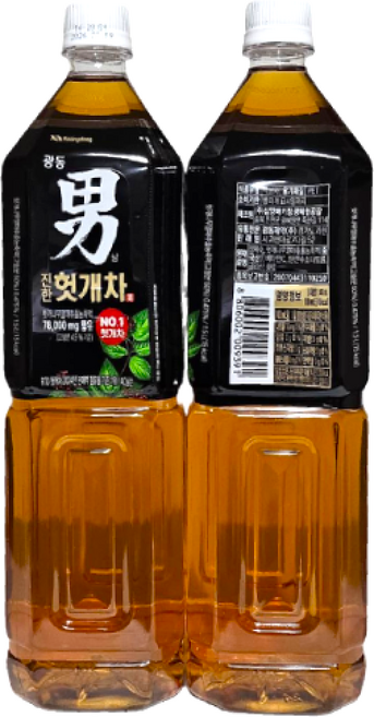 광동 진한 헛개차 숙취 해소 헛개 PET, 1개, 1.5L