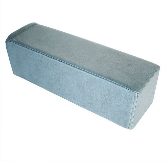 침대 틈새 쿠션 사이드 휴대폰 직사각 매트 필러 가드 침대사이쿠션 인테리어 벽 채우기, 테크 패브릭 블루