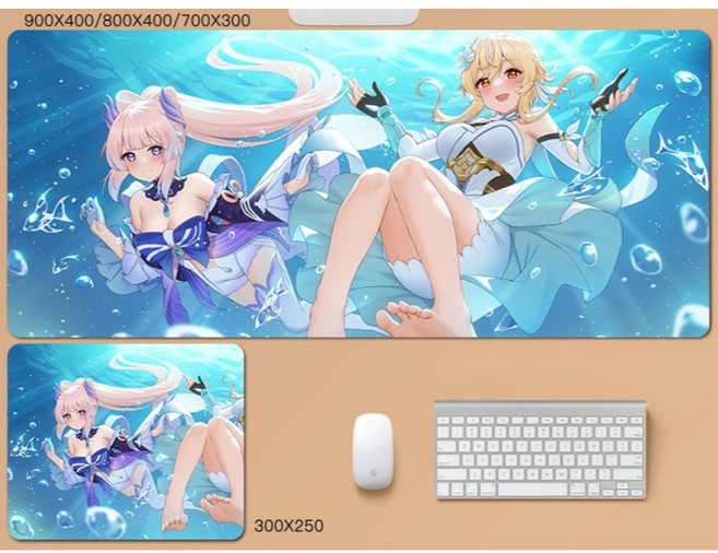 원신 산고노미야 코코미 캐릭터 장패드 38종 마우스패드 굿즈, 300x250mm, 3mm, 코코미 장패드 AF, 1개