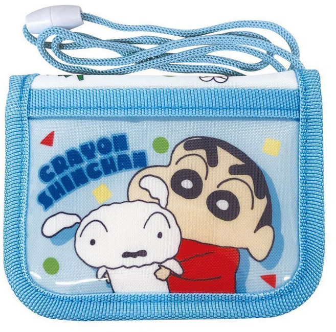 크레용신짱 목걸이 지퍼 반지갑 카드 동전 지갑 캐릭터 목걸이 지갑