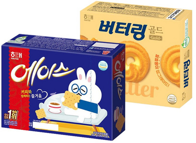 해태 에이스 + 버터링골드, 1세트, 558g