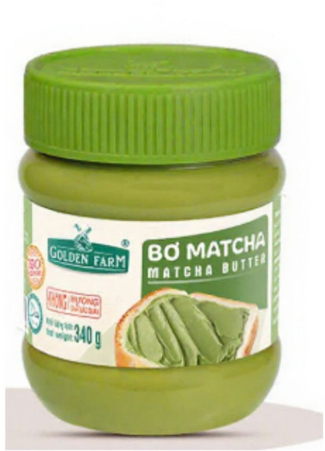 베트남 골든팜 말차 버터 스프레드 340g, 1개