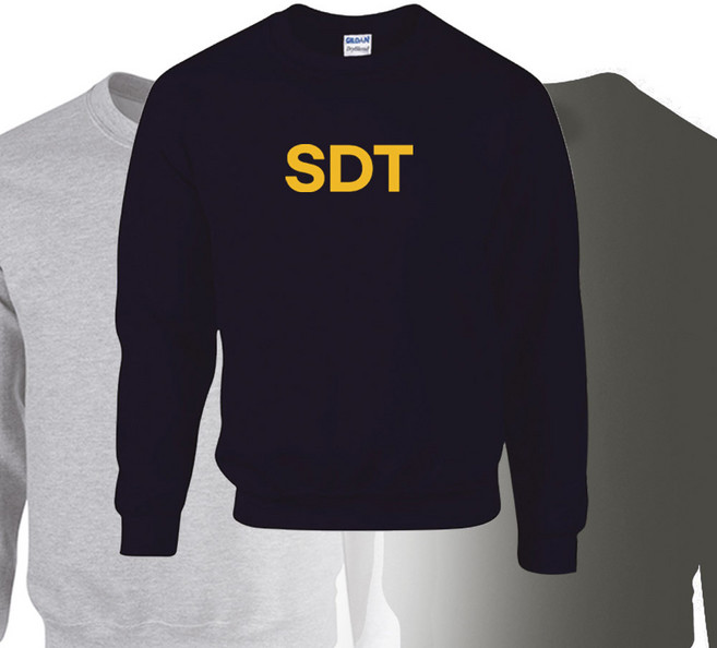 밀리터리 기모 옐로우 네이비 맨투맨 SDT