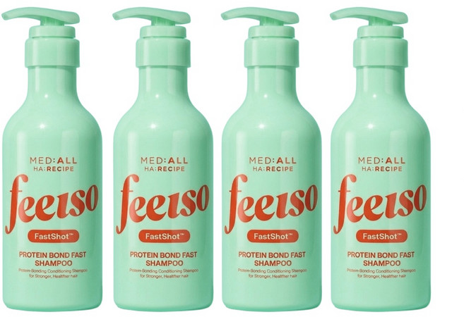 메디올 헤어레시피 프로틴본드 패스트샴푸, 4개, 310ml