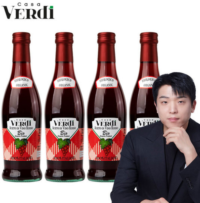 카사베르디 유기농 레드와인 비니거 500ml 4개